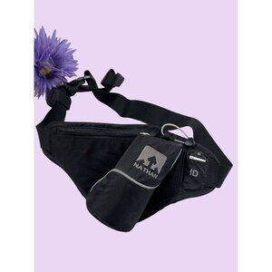 Nathan Black Hydration Waist Pack With Bottle Holder
